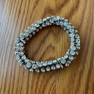 Banana Republic Silver Stretch Bracelet